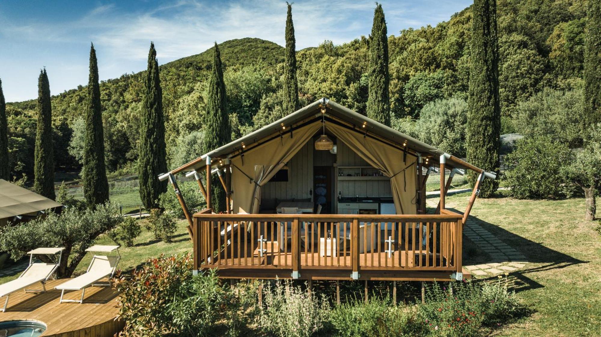 Glamping Le Tegole Hotel Рипарбела Екстериор снимка